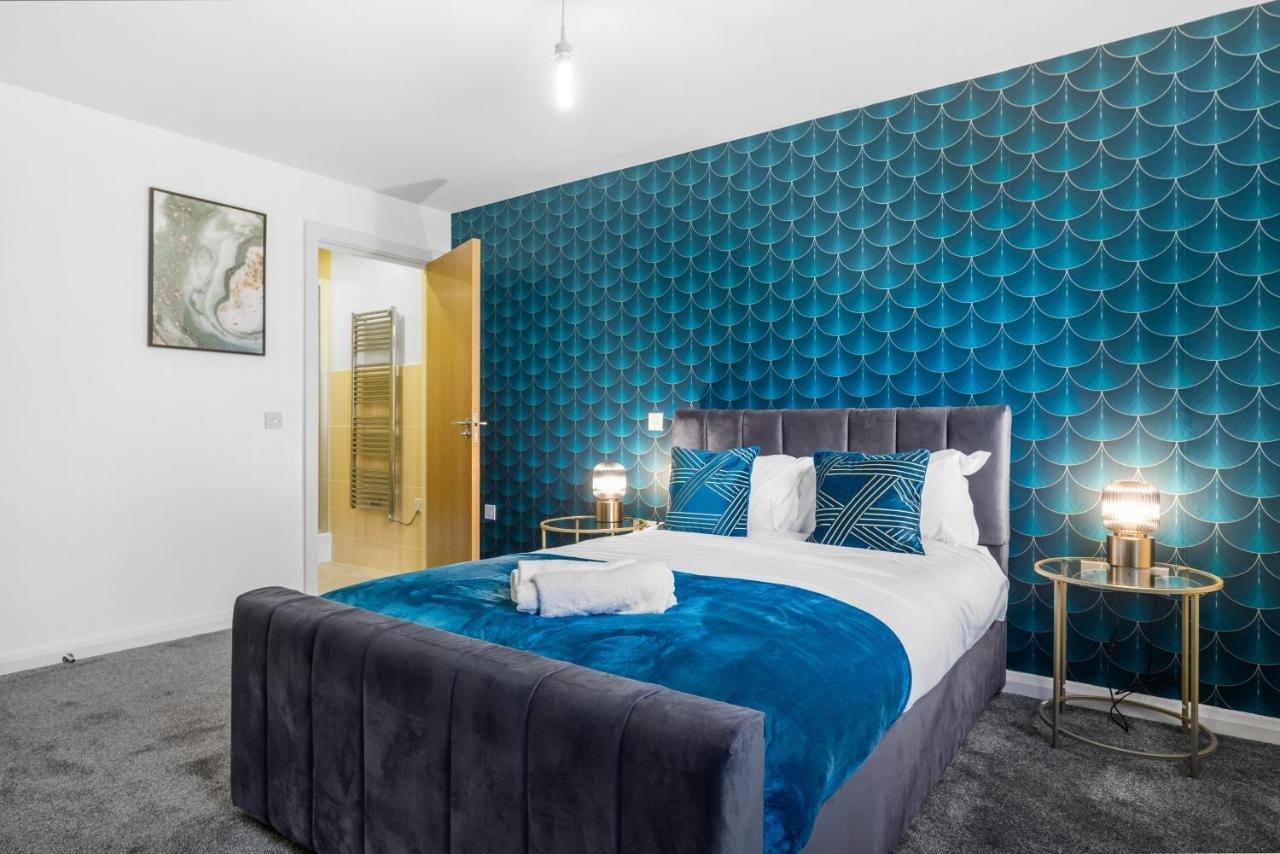 برمنغهام Ebra Stays - Luxury 2 Bedroom Apartment - المظهر الخارجي الصورة